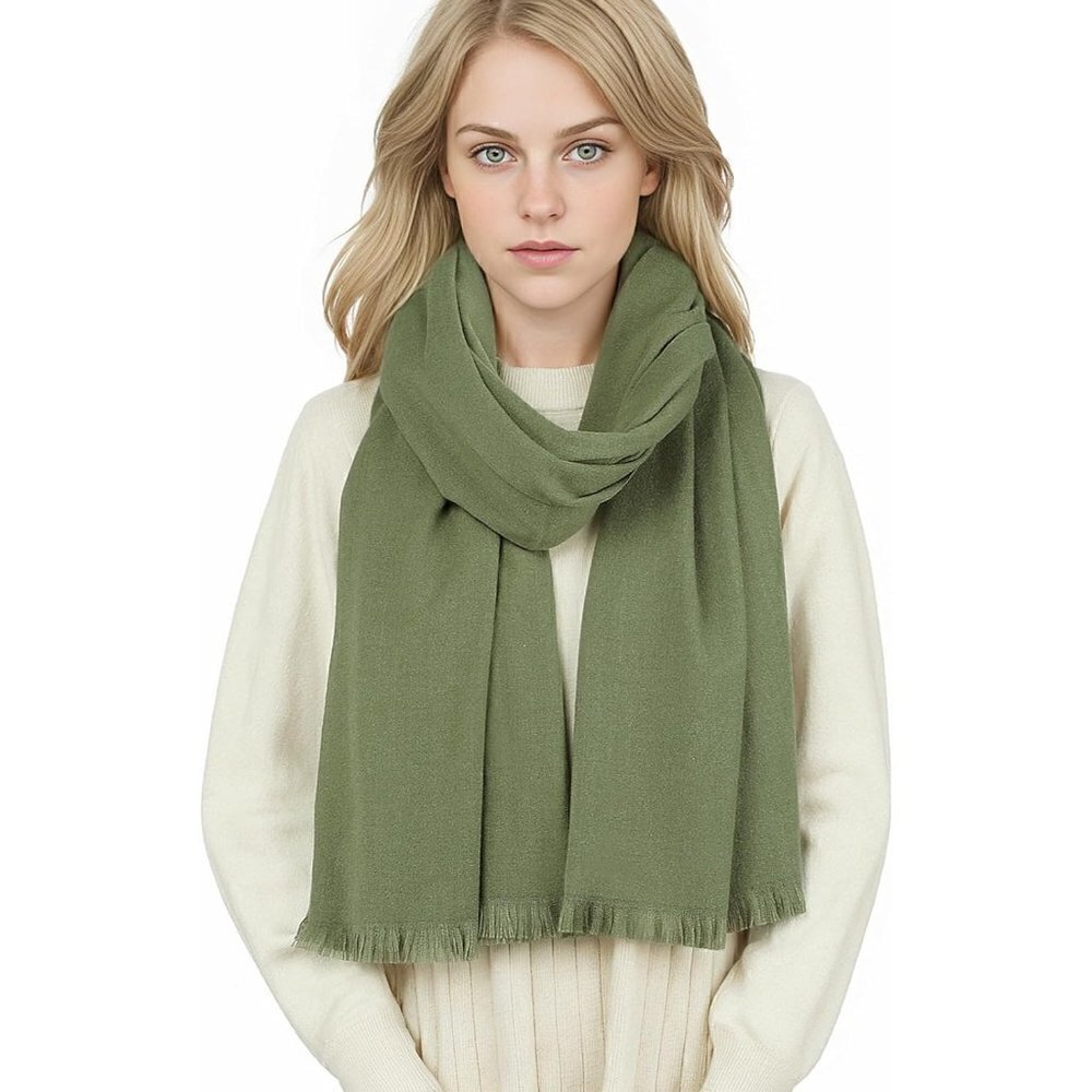 Swat Pany Scarf For Women  Winter Pashmina Shawls For Women Wedding Shawls-Green